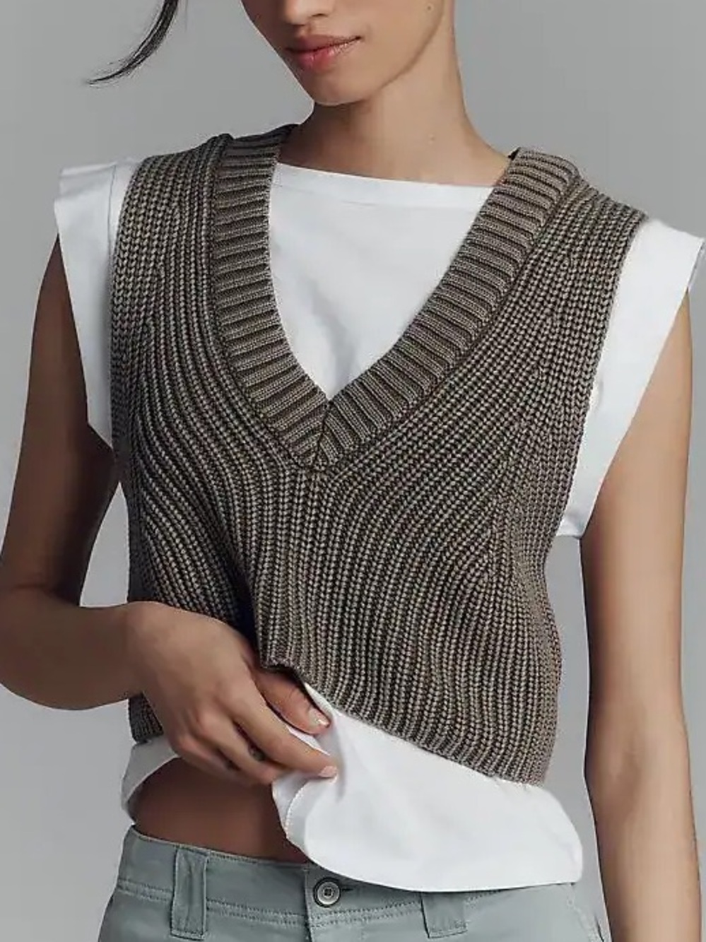Pilcro Twofer Sweater Tee from Anthropologie
